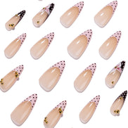 Polka-Dot Floral Press on Nails