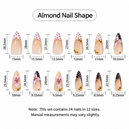 Polka-Dot Floral Press on Nails
