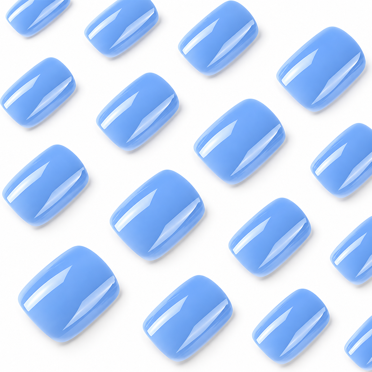 Sky Blue Press-On Nails