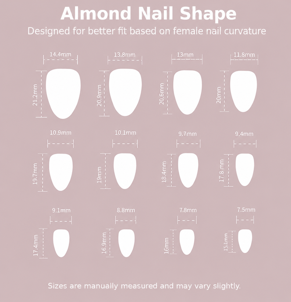 Sheer Pink Red French Tip Heart Press-On Nails