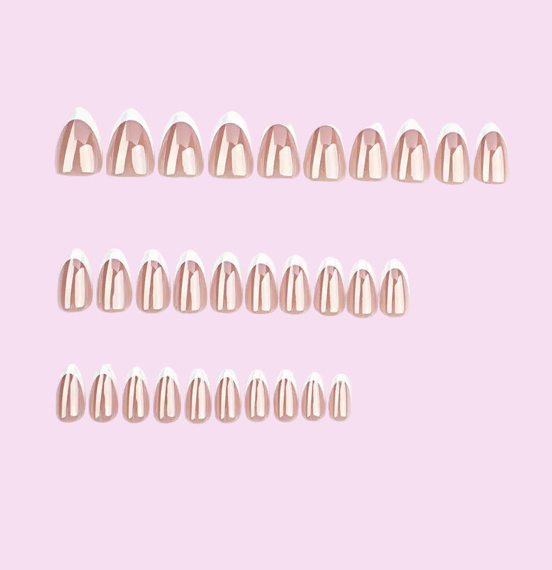 Nude U French Tip Press-On Nails