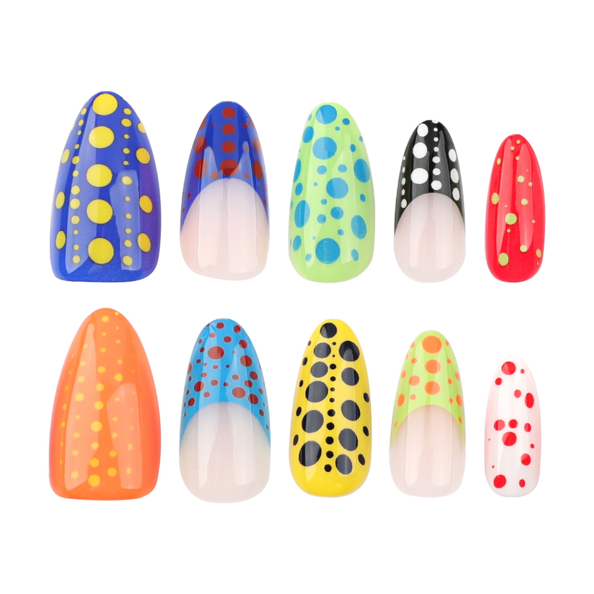 Polka Dot Pop French Press-On Nails