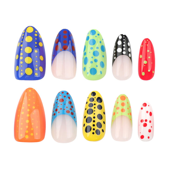 Polka Dot Pop French Press-On Nails