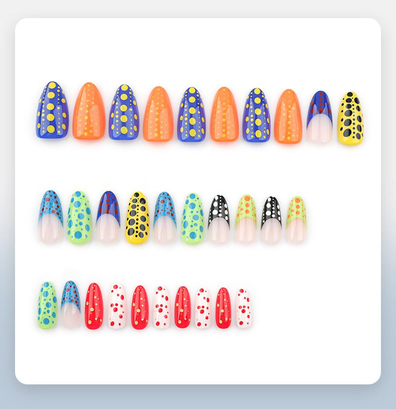 Polka Dot Pop French Press-On Nails