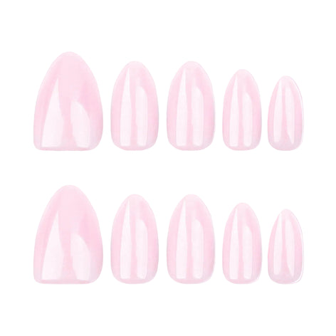Milky Pink Gloss Press-On Nails