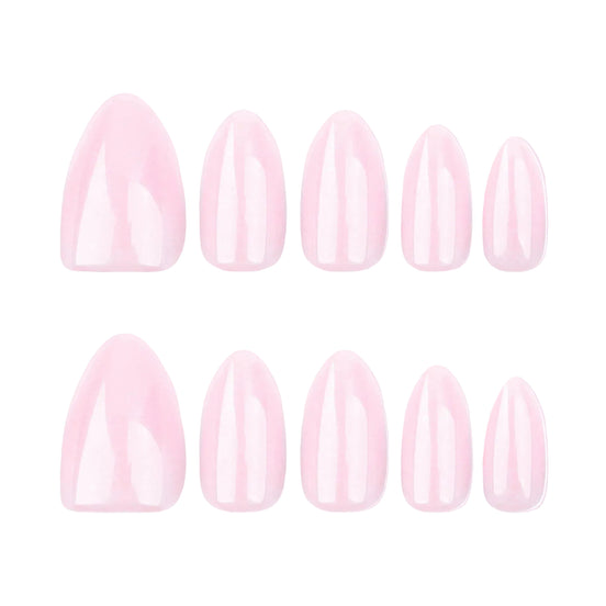 Milky Pink Gloss Press-On Nails