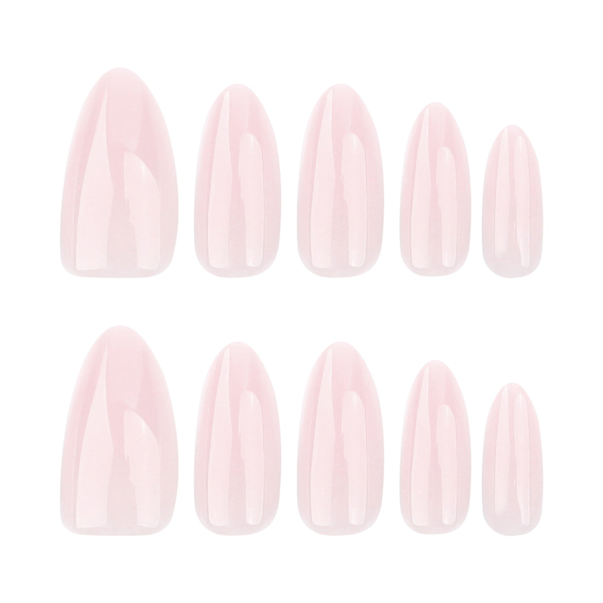 Sheer Pink Natural Gloss Press-On Nails