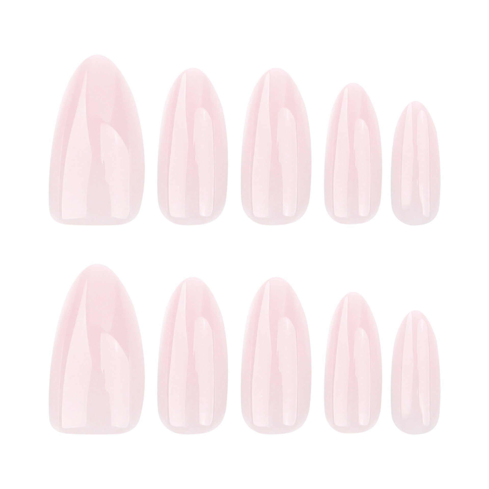 Sheer Pink Natural Gloss Press-On Nails