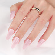 Sheer Pink Natural Gloss Press-On Nails