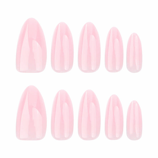 Soft Blush Pink Press-On Nails
