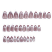Mauve Pearl Glaze Press-On Nails