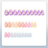 Pastel Pop Swirl Press-On Nails