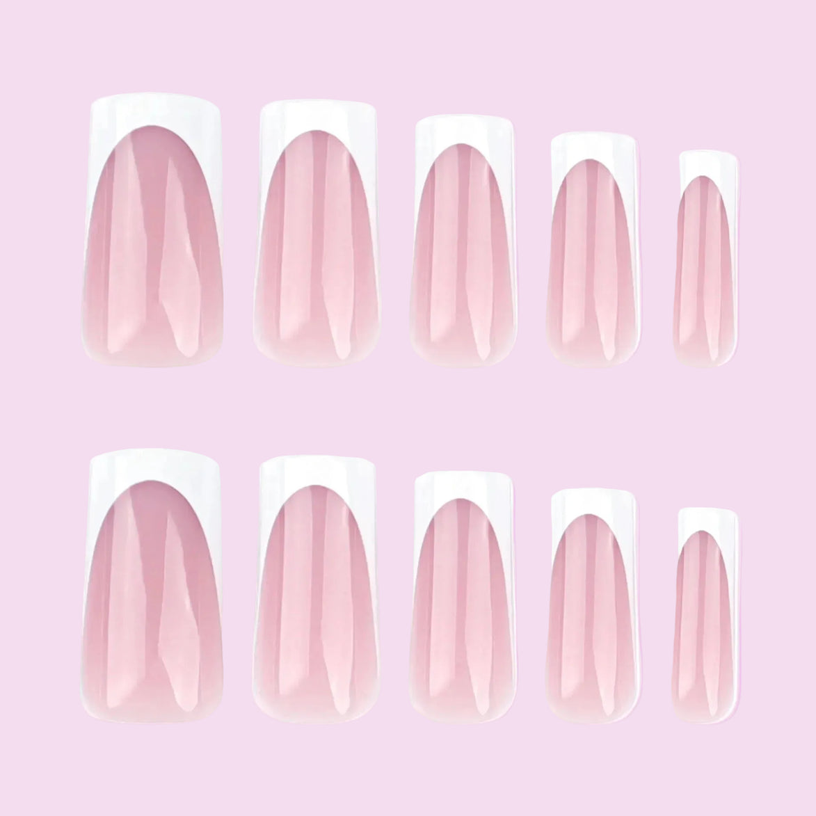 Classic Blush French Tip Press-On Nails