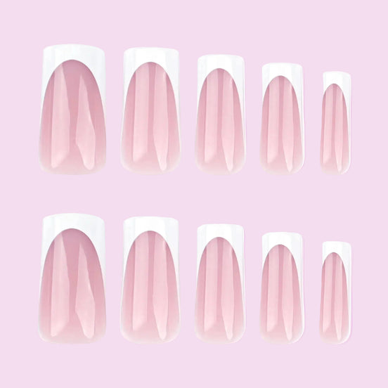 Classic Blush French Tip Press-On Nails