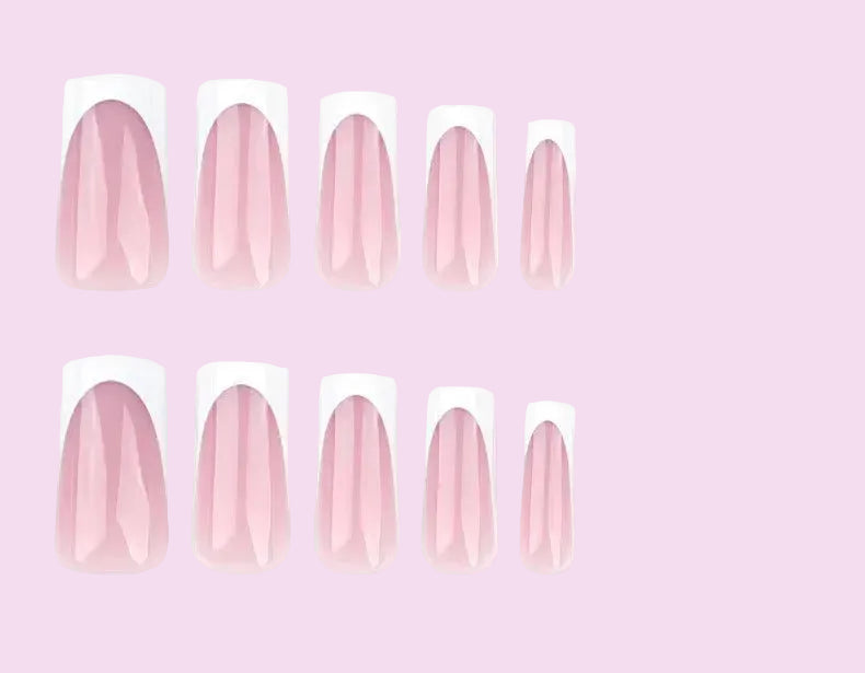 Classic Blush French Tip Press-On Nails