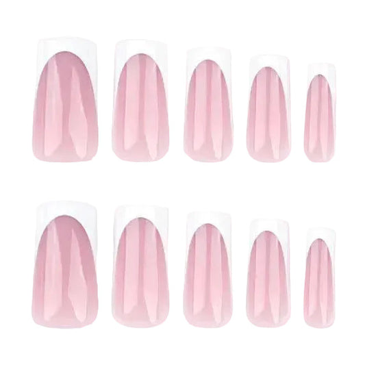 Classic Blush French Tip Press-On Nails