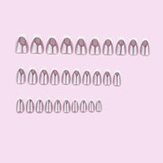 Rose Glaze French Tip Press-On Nails