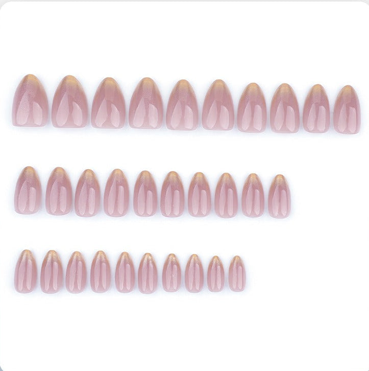 Rose Gold Ombre Press-On Nails
