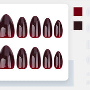 Deep Wine Gloss Press-On Nails