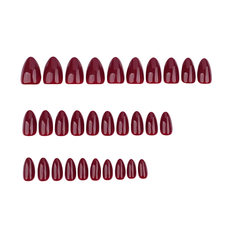 Classic Cherry Red Press-On Nails