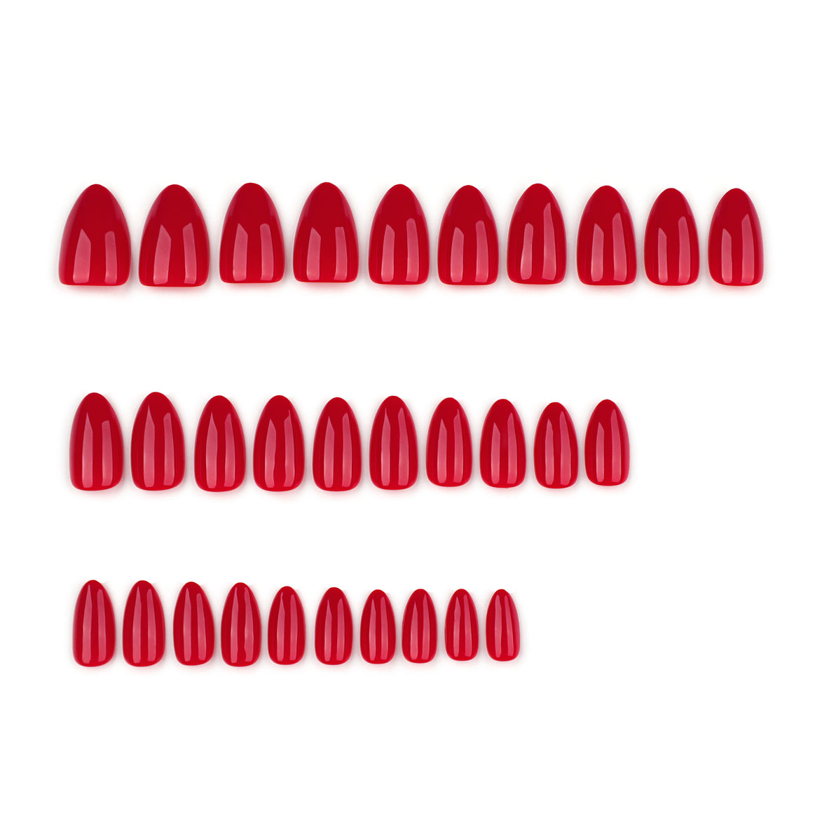Bold Scarlet Red Press-On Nails
