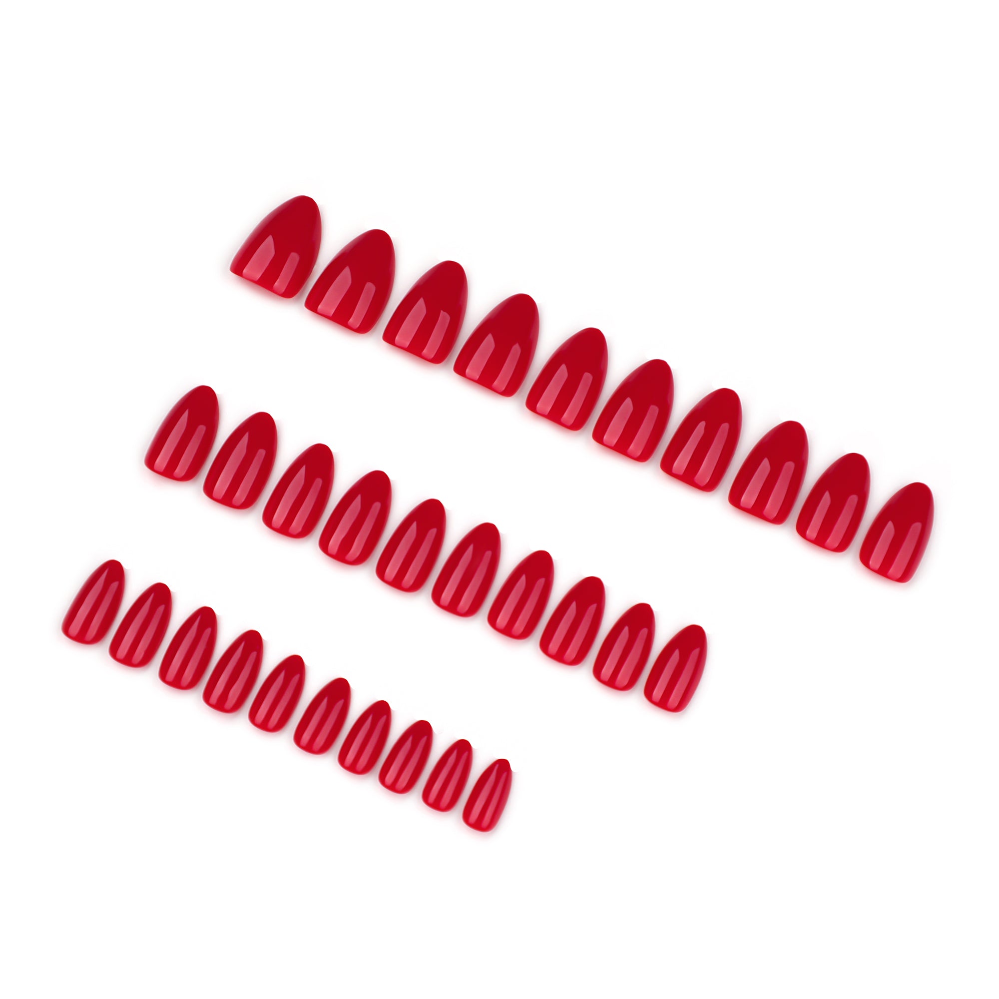 Bold Scarlet Red Press-On Nails