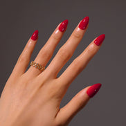 Classic Crimson Red Press-On Nails