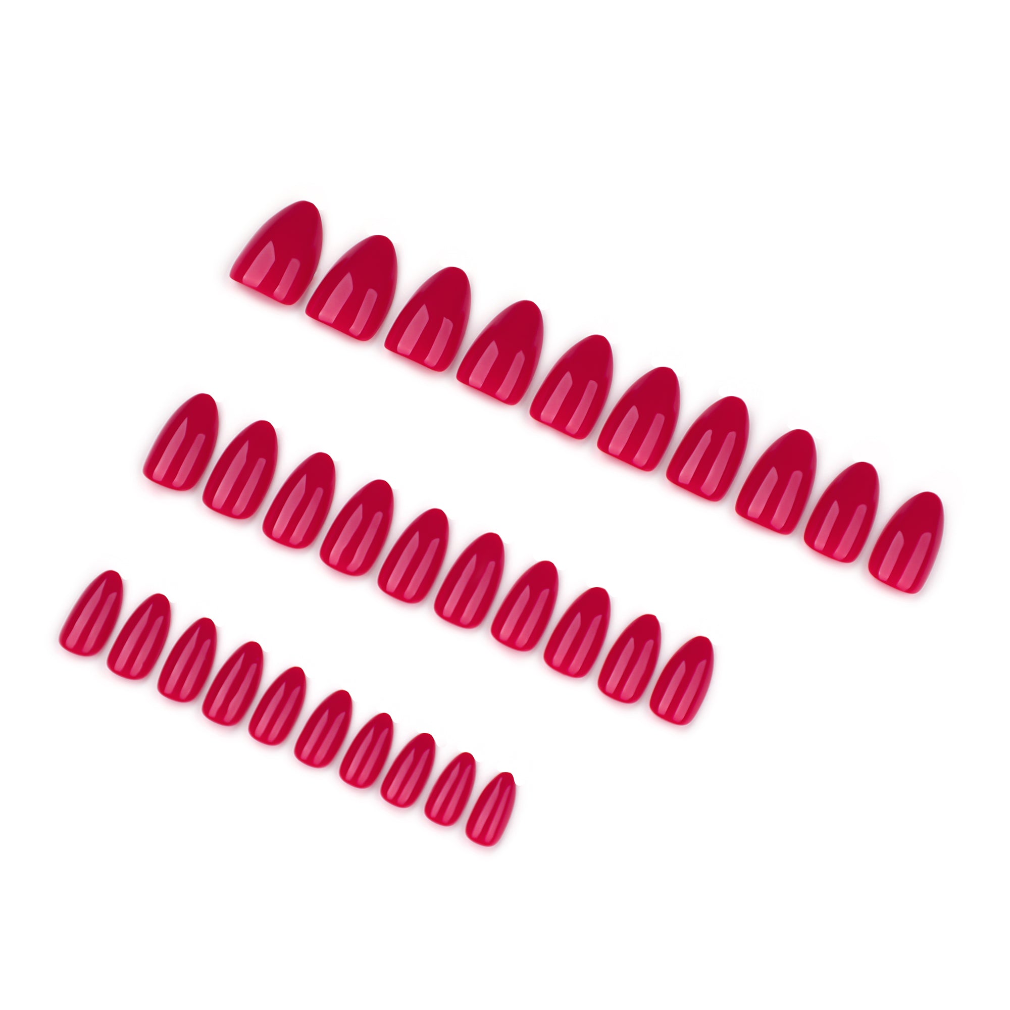 Classic Crimson Red Press-On Nails
