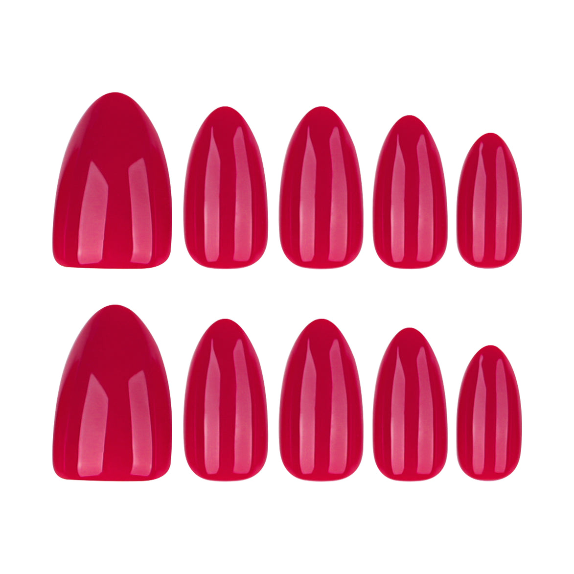 Classic Crimson Red Press-On Nails