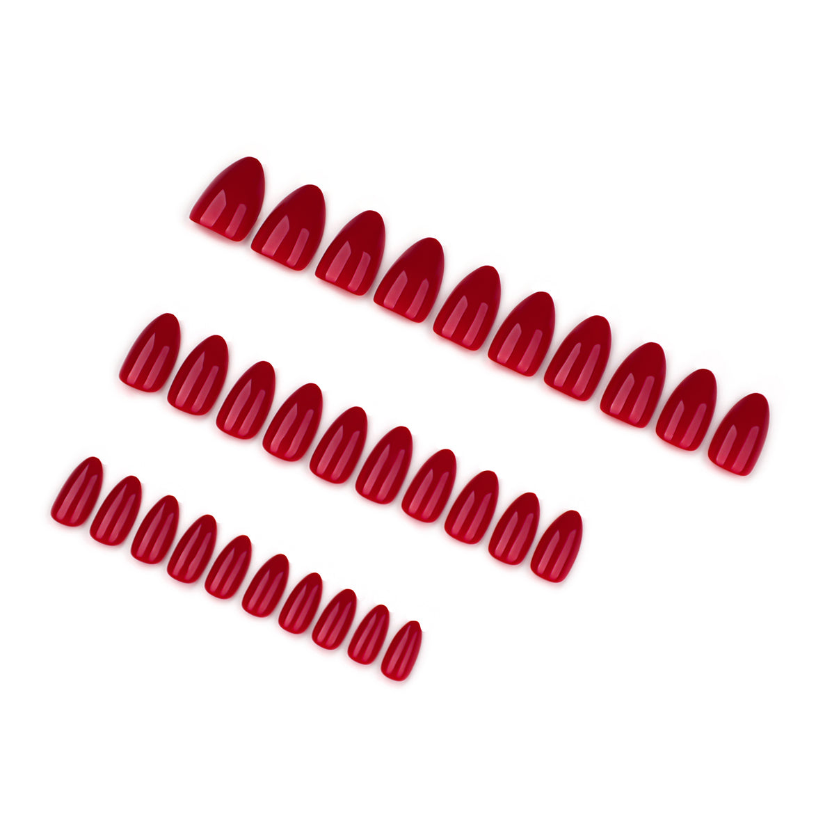 Deep Cherry Ombre Press-On Nails