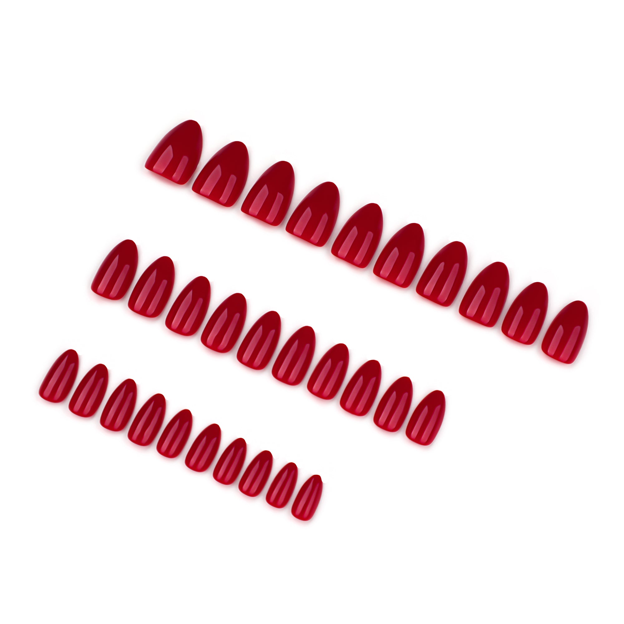 Deep Cherry Ombre Press-On Nails