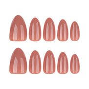 Warm Cocoa Nude Press-On Nails
