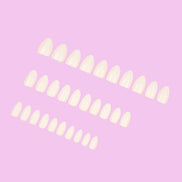 Soft Milk White Press-On Nails