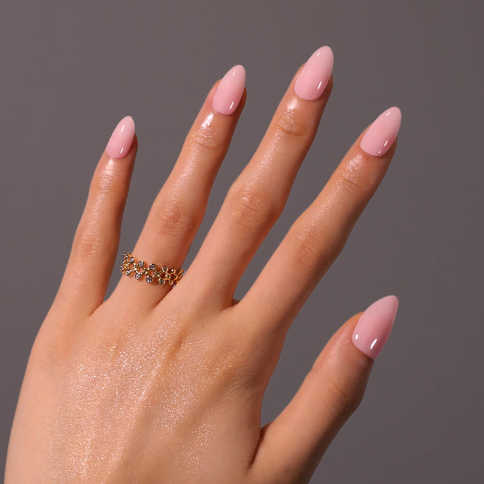 Soft Pink Gloss Press-On Nails