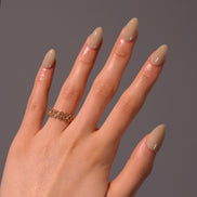 Warm Taupe Nude Press-On Nails
