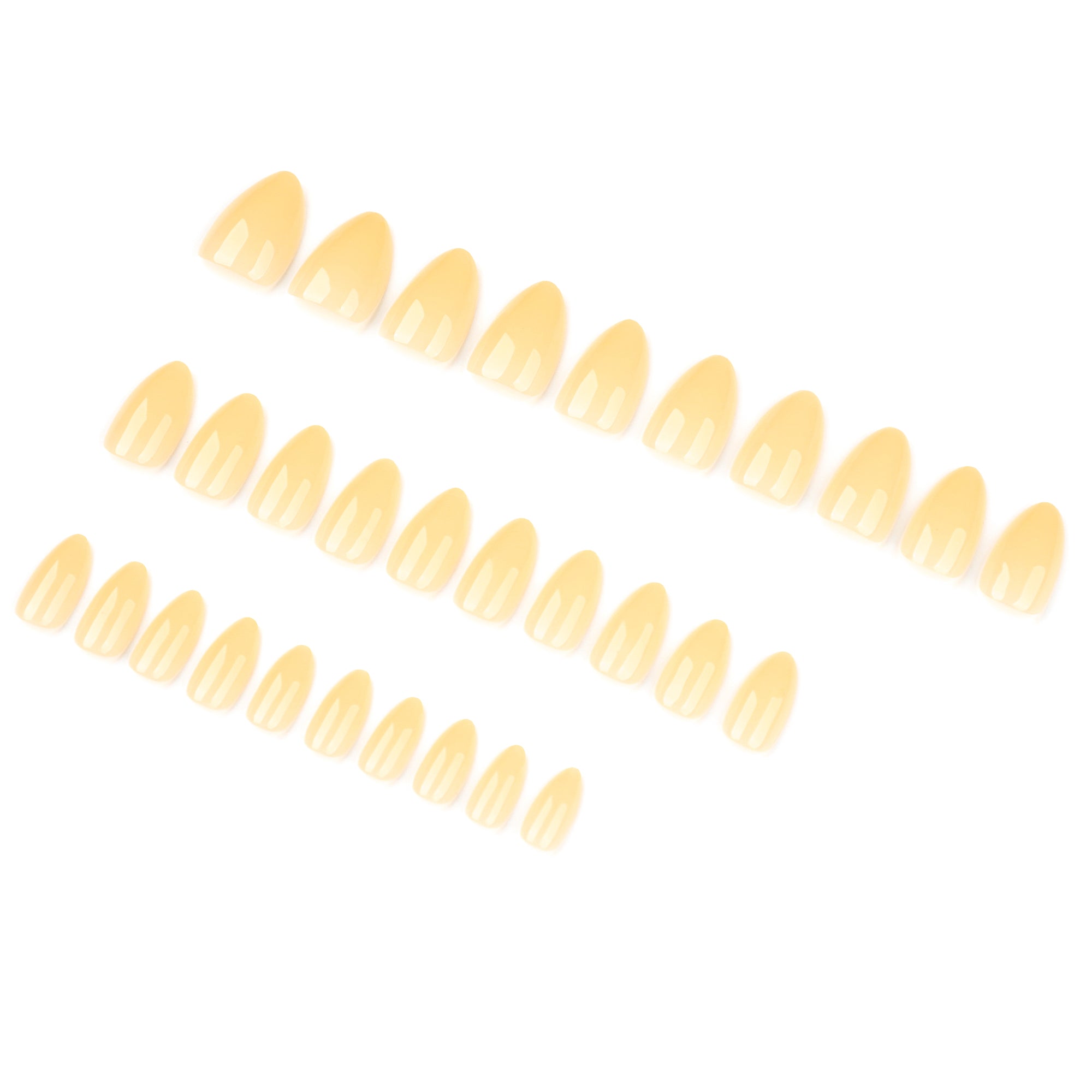 Honey Yellow Gloss Press-On Nails