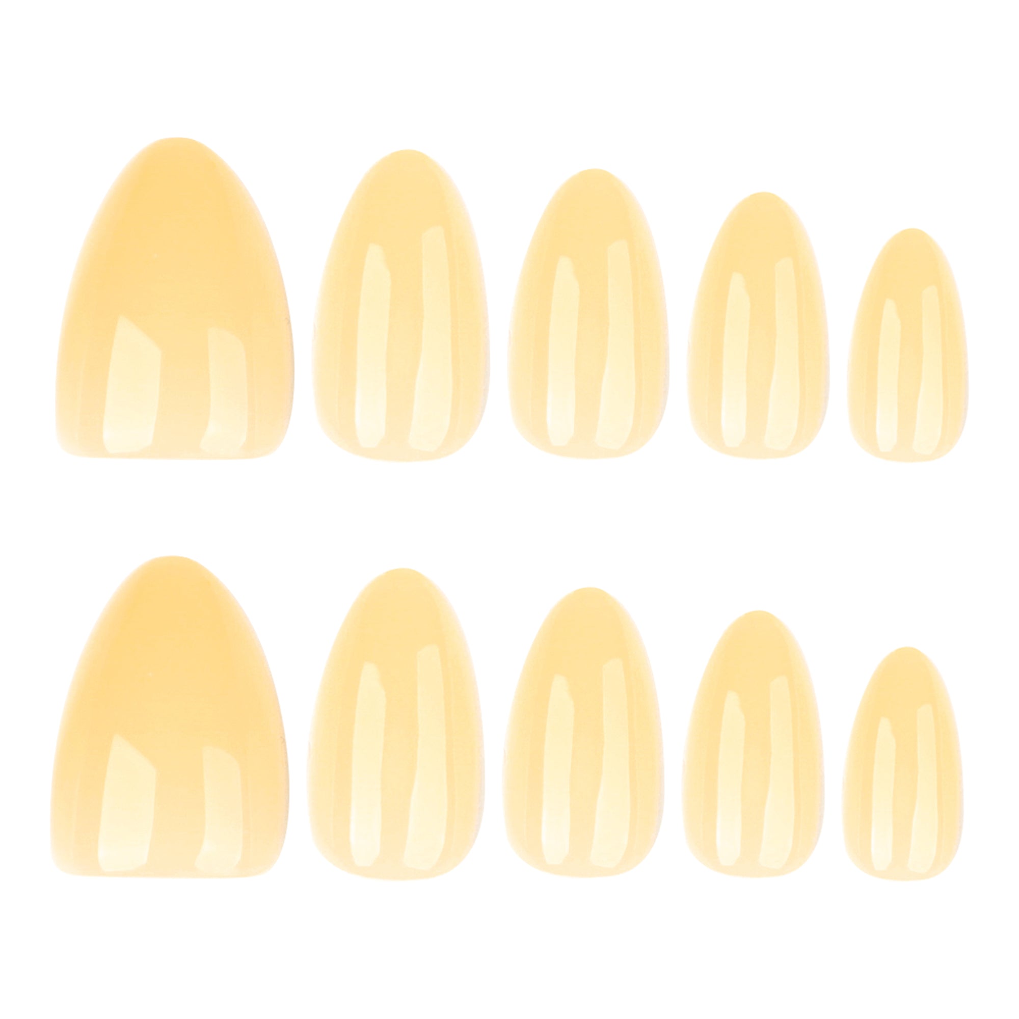 Honey Yellow Gloss Press-On Nails