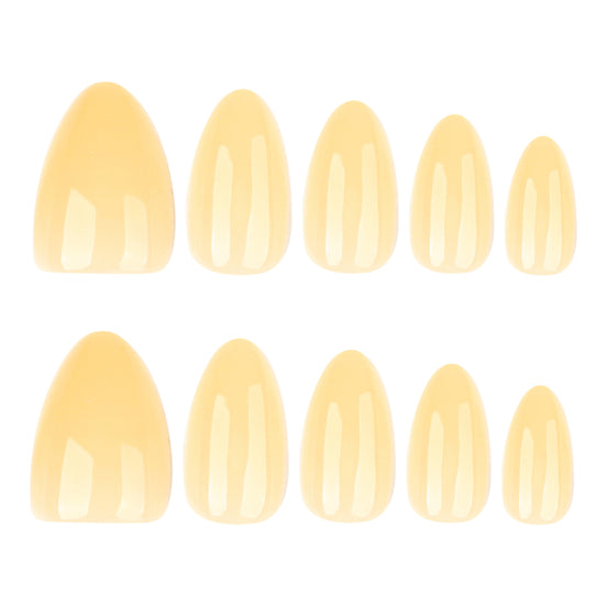 Honey Yellow Gloss Press-On Nails