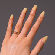 Honey Yellow Gloss Press-On Nails