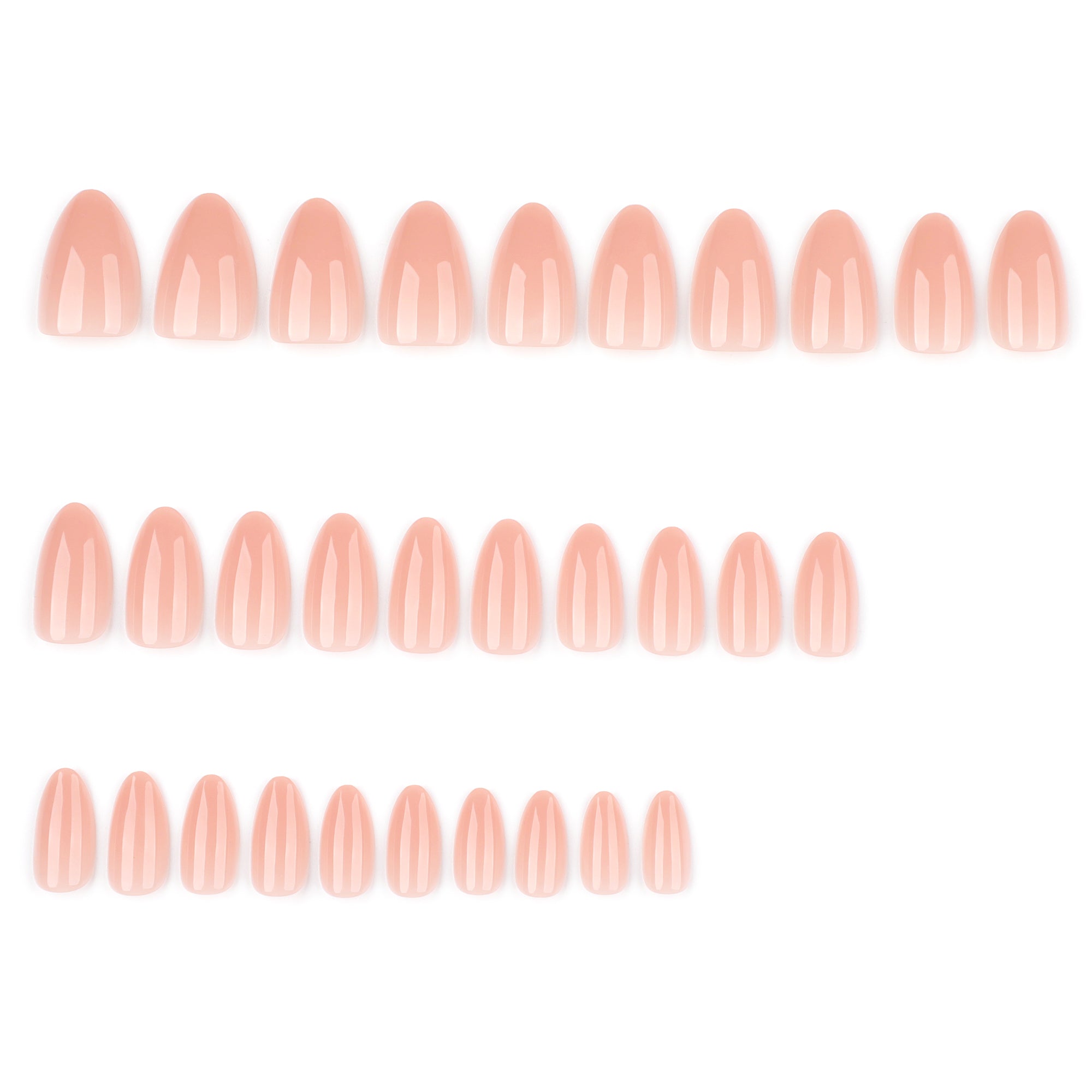 Peach Nude Gloss Press-On Nails