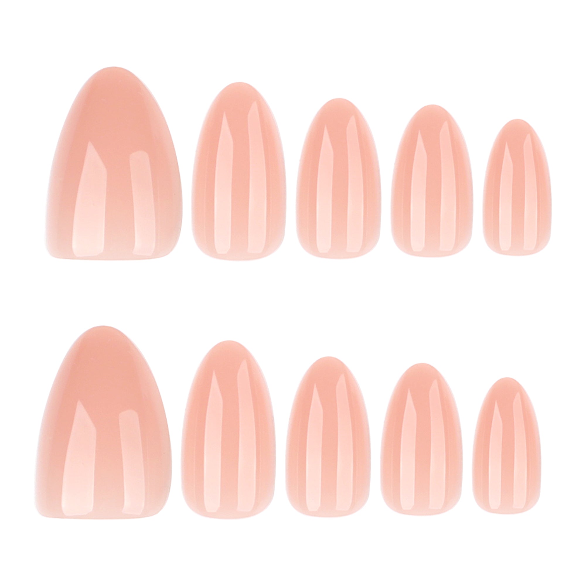 Peach Nude Gloss Press-On Nails