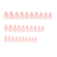 Classic Peach French Tip Press-On Nails
