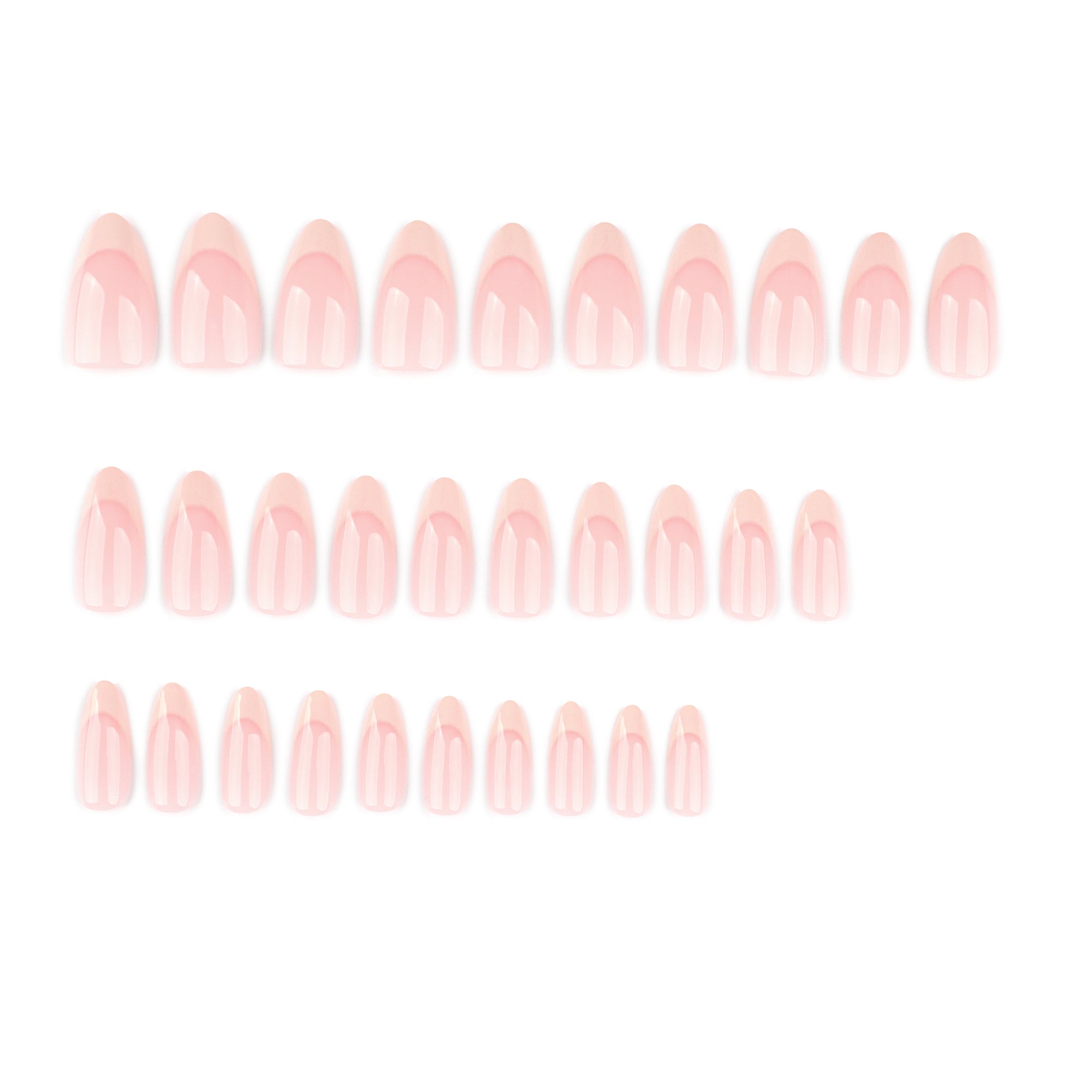 Classic Peach French Tip Press-On Nails