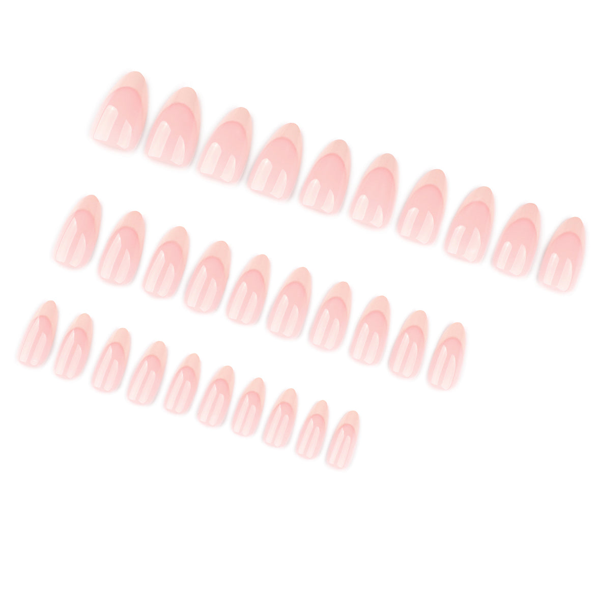 Classic Peach French Tip Press-On Nails