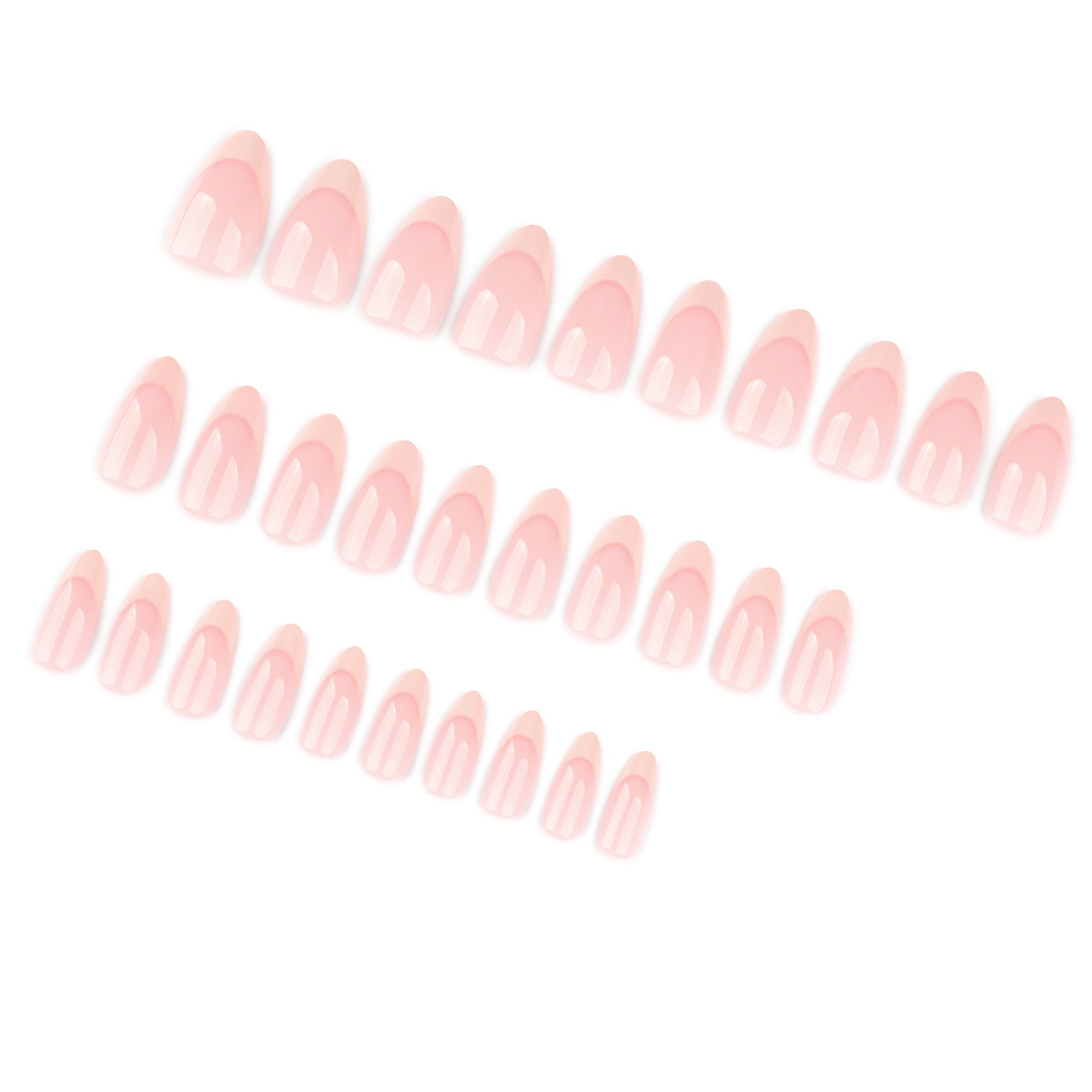 Classic Peach French Tip Press-On Nails