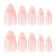 Classic Peach French Tip Press-On Nails