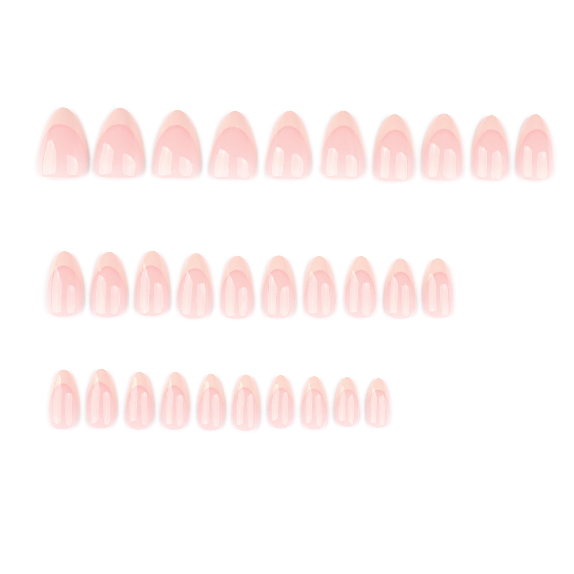 Soft Pink Ombre French Press-On Nails