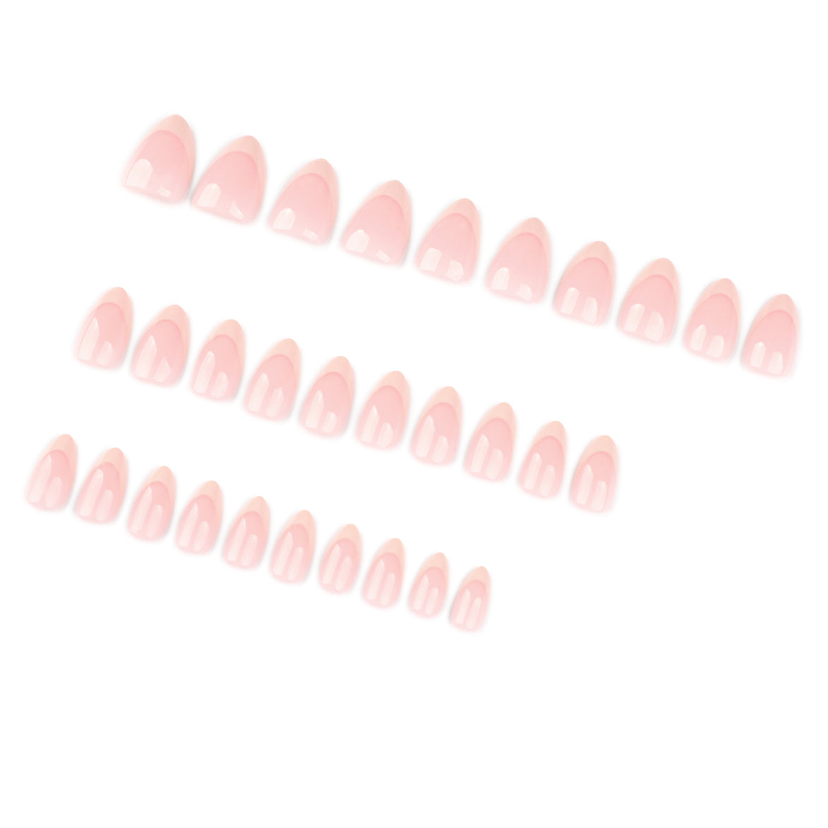 Soft Pink Ombre French Press-On Nails