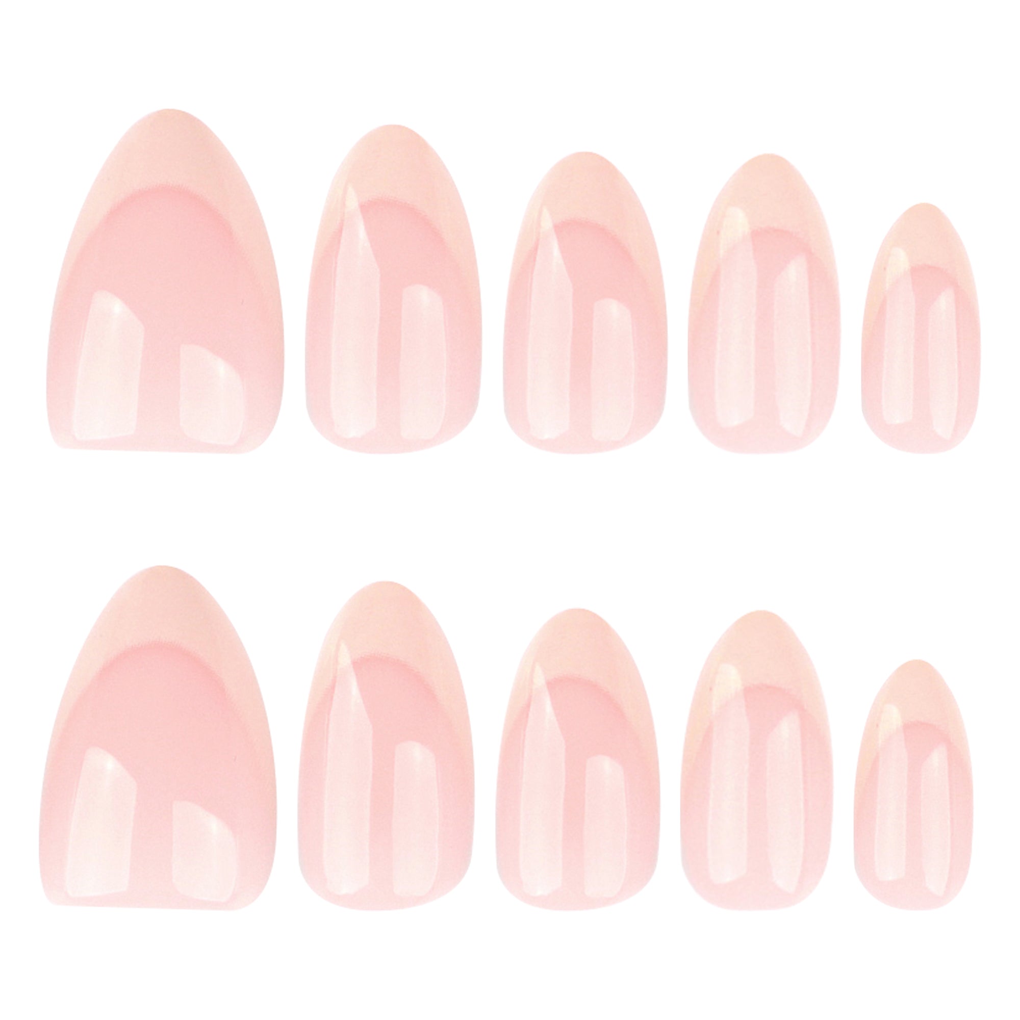 Soft Pink Ombre French Press-On Nails