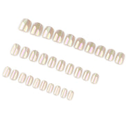 Champagne Chrome Press-On Nails